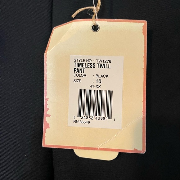 TOMMY BAHAMA SILK BLACK TIMELESS TWILL PANTS - Picture 2 of 5